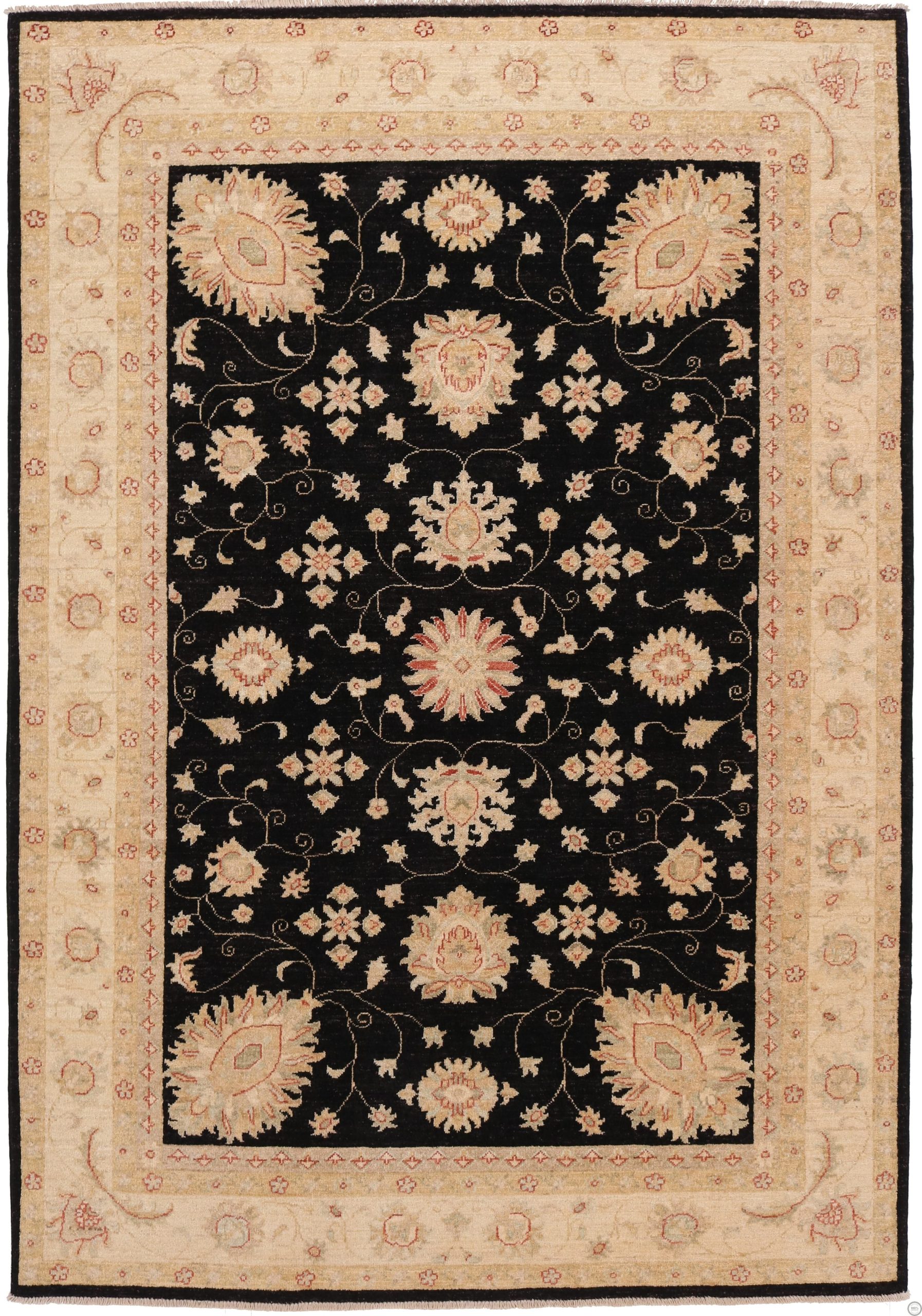Persian Kashan Rug Red - 11'3 x 7'5